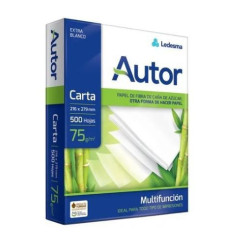 Resma de papel Autor. 500...