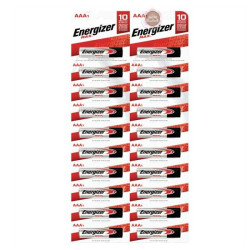 Pila alcalina AAA Energizer. x unidad 1,5 Volts. max E92.