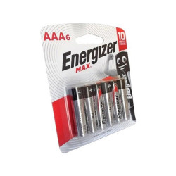 Pila alcalina AAA Energizer. x unidad 1,5 Volts. max E92.