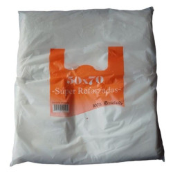 Bolsas camiseta AD blanca...