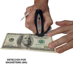 Detector billetes falsos. DETECTOR SPIRIT DOLARES PESOS. DP-323AE.
