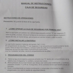 Caja fuerte Generico. Digital electronica. grande 30x20x20.