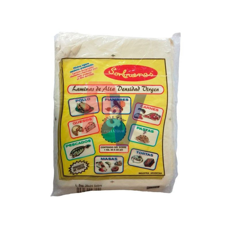 Lámina separadora Folex Polyfilm. 20x25 Fiambre Kg. Son buenas.