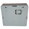Dispenser toalla rollo 300 mts NYP. Fumé s/ mecan. Llave. DA10065.