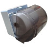 Dispenser toalla rollo 300 mts NYP. Fumé s/ mecan. Llave. DA10065.