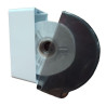 Dispenser toalla rollo 300 mts NYP. Fumé s/ mecan. Llave. DA10065.