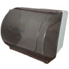 Dispenser toalla rollo 300 mts NYP. Fumé s/ mecan. Llave. DA10065.