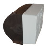 Dispenser toalla rollo 300 mts NYP. Fumé s/ mecan. Llave. DA10065.