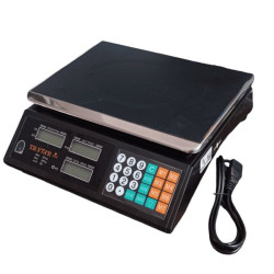Balanza digital webSTAR. 40 Kg. Peso, precio unit, total. kld113.