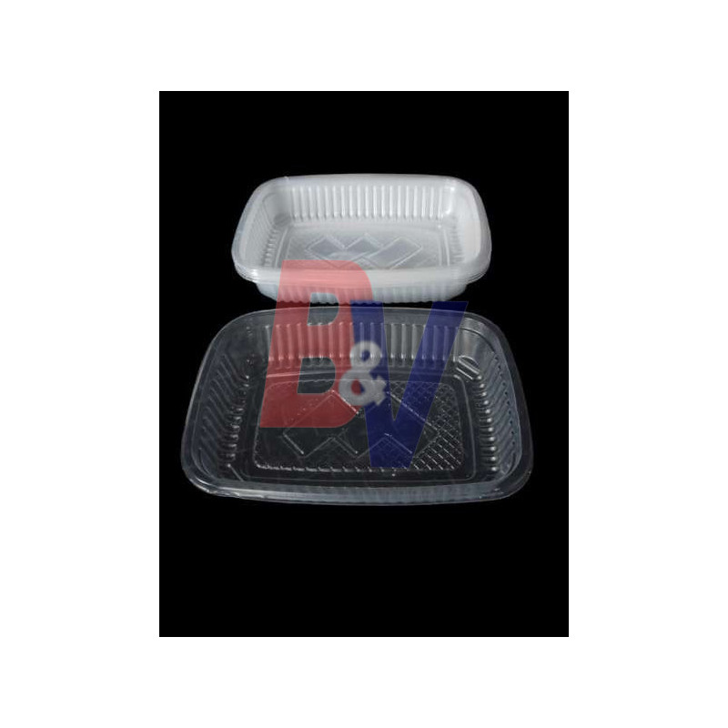 Bandeja micro PP107 BL Work. Rectangular. X10U.