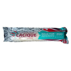 Rollo film PVC adherente Micro freezer CACIQUE. 200 mts..