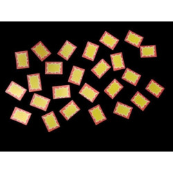 Cartelito fluo de precios estallido N1. 4cmx3cm. X250U.