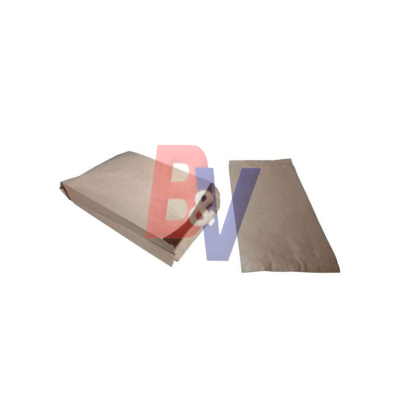 Bolsas de papel Kraft. marrón panadería N7 x 50U..
