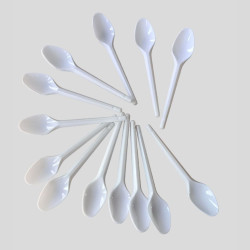 Cuchara para café, ensalada frutas, postres y otros. 12 cm. X25U.