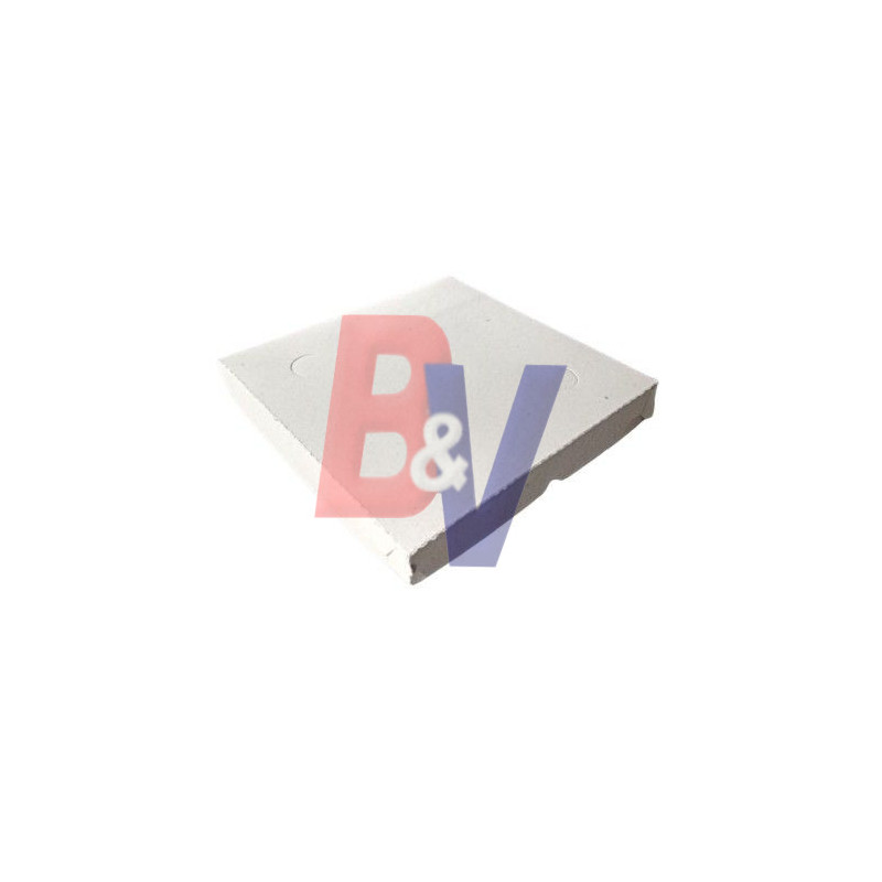 Caja de cartón gris. para 1 pizza 32x32x4. X25U.