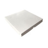 Caja de cartón gris. para 1 pizza 32x32x4. X25U.