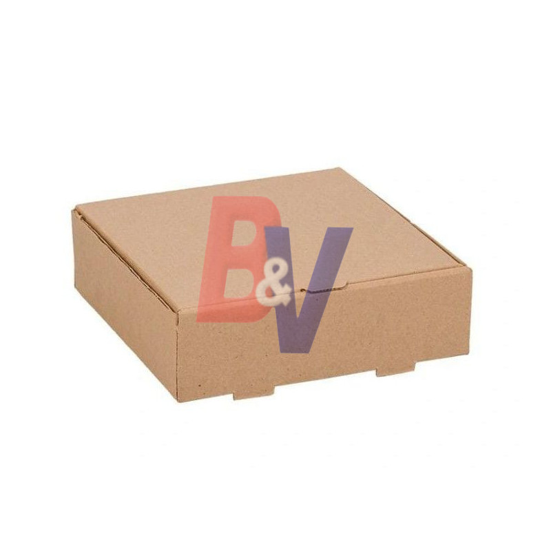 Caja hamburguesa 18,5x18,5x6,5. Cartón microcorrugado. X25U.
