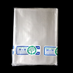 Bolsa polipropileno. Cristal transparente GRANDES. 20x30x100.