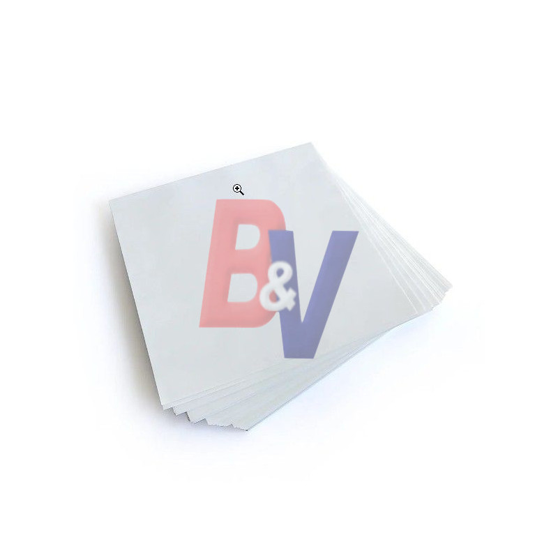 Papel satinado para fondo pizza. 30cmx30cm grande 1/2kg..