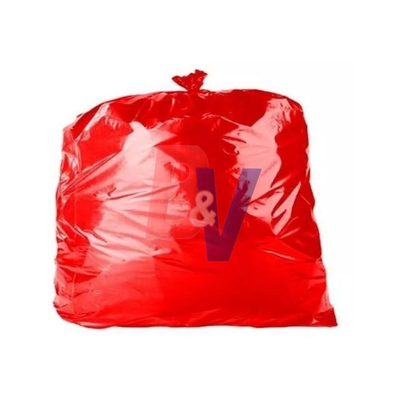 Bolsas para consorcio BD Rojas. 60cmx90cmx10unid..