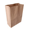 Bolsa Delivery Kraft base cuadrada. N7 26x12,5x37,5 x25U..
