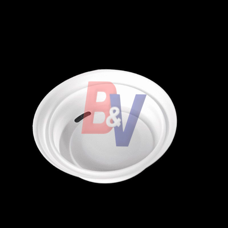 Tapa con pico para vaso térmico café. Para 300 CC. X25U.