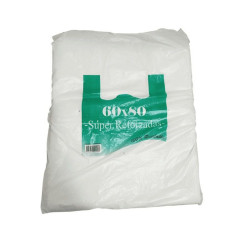 Bolsas camiseta AD blanca...