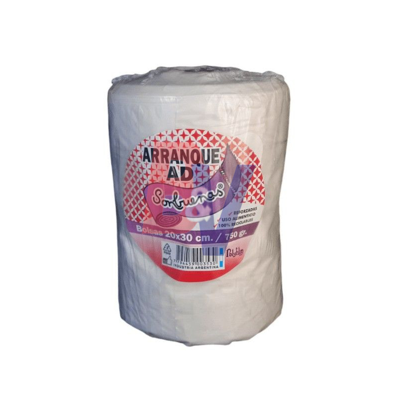 Arranque AD Son buenas uso alimenticio Polyfilm. 20x30 750gr..