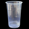 Vaso plastico transparentes polipropileno. 1000cc. X25U.