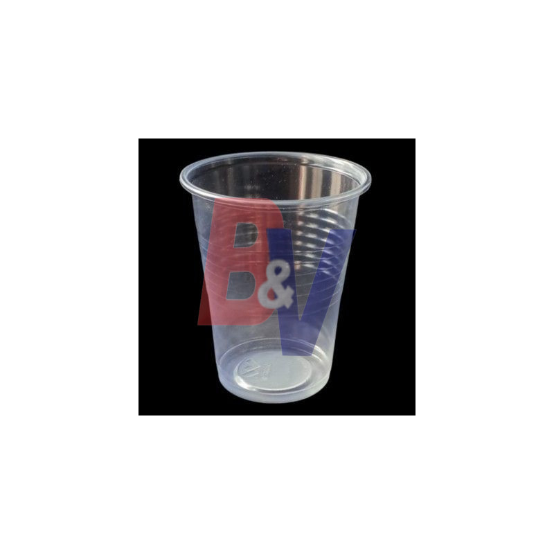 Vaso plastico transparente polipropileno. 500cc. X25U.