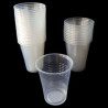 Vaso plastico transparente polipropileno. 500cc. X25U.