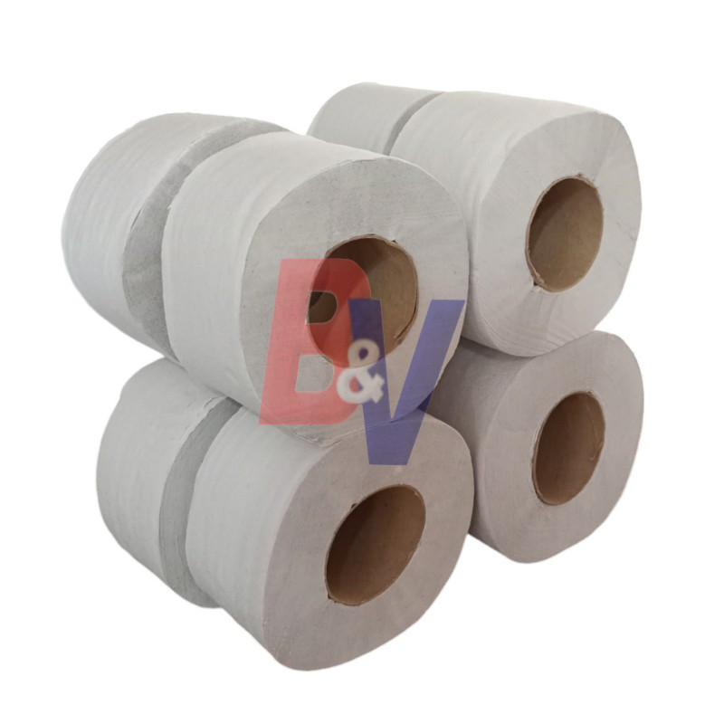 Papel higienico institucional eco. Cono grande 8 ROLLOS..