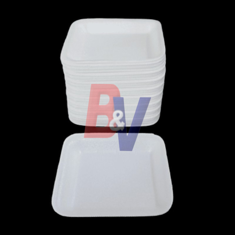 Bandeja descartable telgopor expandido. N17. X25U.