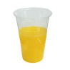 Vaso plastico transparente polipropileno. Descartable 800CC. X25U.