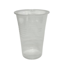 Vaso plastico transparente polipropileno. Descartable 800CC. X25U.