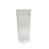 Vaso trago largo PP. Translúcido flexible. 280CC X5U.