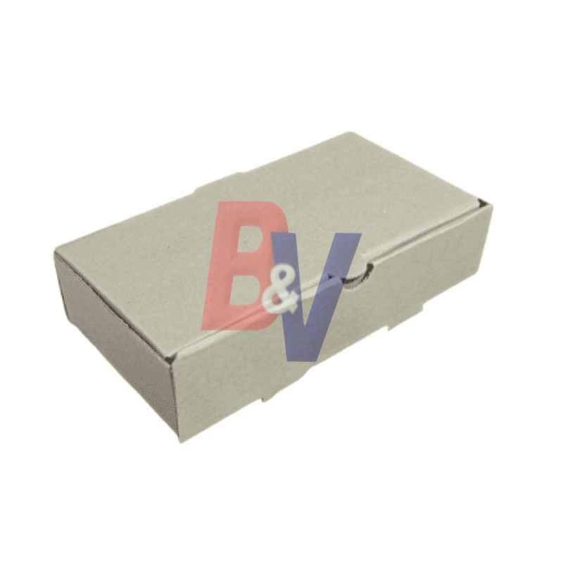 Caja microcorrugada para hamburguesas y papas. 25x13,5x6cm. X25U.