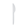 Cuchillo descartable de plástico. Para mesa. X25U.