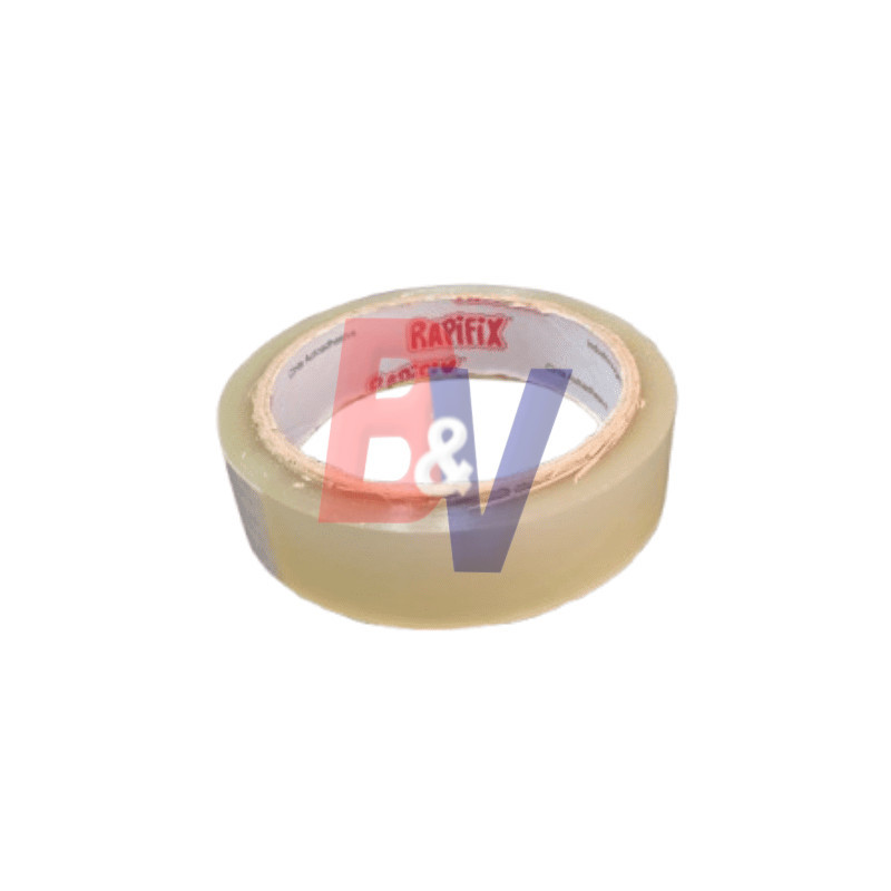 Cinta adhesiva de embalar Rapifix. Resistente transparente. 24x50.