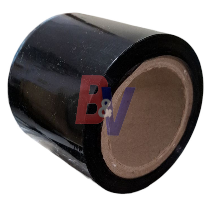 Film stretch negro. Bandeo 10 cm. MACRO 248 mts.