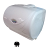 Dispenser para bobina de toallas. Corte papel. Con llave seguridad.