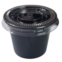 Pote salsero descartable. Dips souffle salsas 1 oz. X25U.