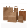 Bolsas de papel madera kraft marrón con manija de 30x12x41x10U...