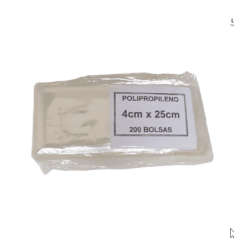 Bolsa Polipropileno. Cristal Transparente. 4x25x200U...