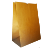Bolsa Delivery Kraft Base Cuadrada. N8 26x17x38... X25U.