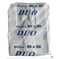 Bolsas Camiseta AD Blanca D 40X50, resistentes, seguras....