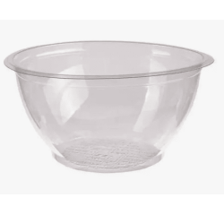 Ensaladera descartable W bowl plastica. 900 1100 CC. X5U.