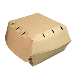 Caja 1 hamburguesa kraft...