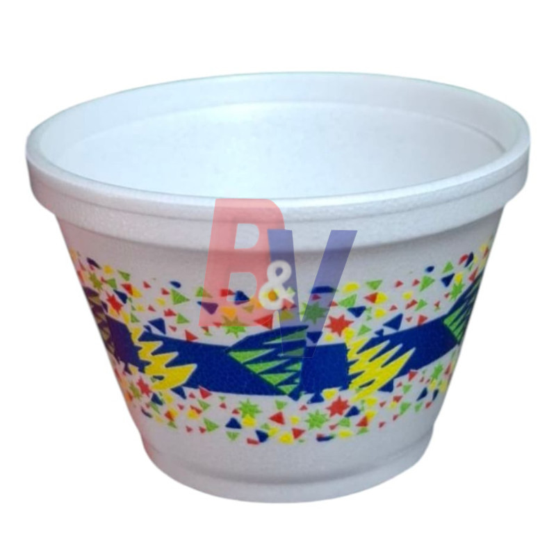 Pote térmico telgopor descartable de 182CC para helado…