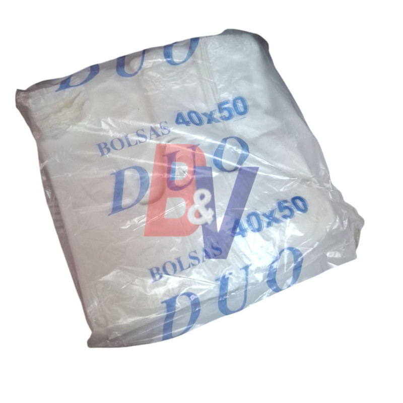 Bolsas Camiseta AD Blanca D 40X50, resistentes, seguras....